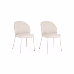 Chaise Lot de 2 chaises Wendy Beige