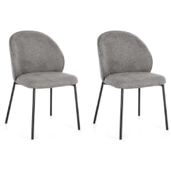 bizzotto Wendy Chaises - Gris Foncé