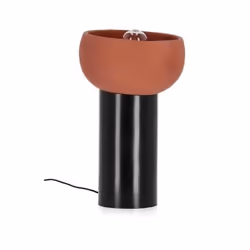 BIZZOTTO SALON Lampe à poser Lampe de table MANDYA Terracott noir H46