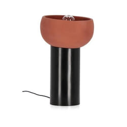 BIZZOTTO SALON Lampe à poser Lampe de table MANDYA Terracott noir H46