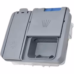 Boite à produit pour Lave-vaisselle Beko 1512300100. Dimensions : 130 x 116 x 57 mm.