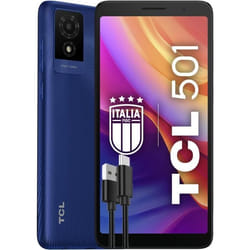Smartphone 4G TCL 501 - 32 Go - Android 14 Go Edition - Bleu Glacier