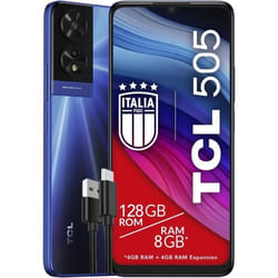TCL 505 - Smartphone 4G Écran 675 HDplus90Hz128 Go8 Go RAMAppareil Photo Hybride 50MpAndroid 14Batterie 5010 mAhDouble Sim