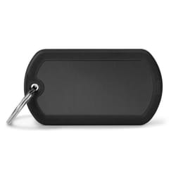 My family - HTA05BLACK - MyFamily Medaille pour chien Made in Italy Hushtag Militaire Noir collection Hushtag