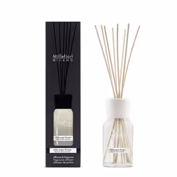 Millefiori White Paper Flowers, Flacon de parfum, Diffuseur bâtonnet, 0,25 L