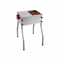 Plumeuse poule à voie humide avec rouleau 30 doigts Piumina Super - River Systems Gris