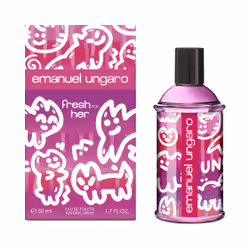 Emanuel Ungaro Fresh For Her, Femmes, 50 ml, Bergamote, Citron, Poire, Jasmin, Muguet, Pivoine, Patchouli, Bois de santal, Fè ...