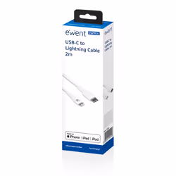 Ewent EW9916 câble Lightning 2 m Blanc