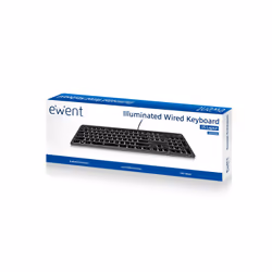 Ewent EW3269 clavier USB QWERTY Espagnole Noir