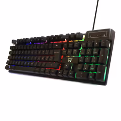 Ewent PL3319 clavier USB QWERTY Portuguais Noir