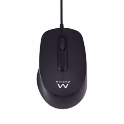 Ewent EW3159, Ambidextre, Optique, USB Type-A, 1000 DPI, Noir