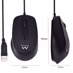 Ewent EW3159 souris Ambidextre USB Type-A Optique 1000 DPI - Vue supplémentaire 4