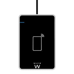 Ewent EW1053 lecteur de carte magnétique Noir USB