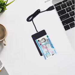 Ewent EW1053 lecteur de carte magnétique Noir USB