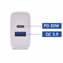 Ewent EW1321 chargeur d'appareils mobiles Universel Blanc Secteur Charge rapide Intérieure