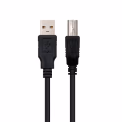 Ewent EC1062, 3 m, USB A, USB B, USB 2.0, 480 Mbit/s, Noir