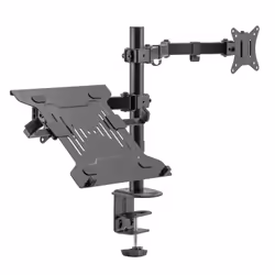Ewent EW1519 Support de livres Laptop et bras pour écran Noir 15.6"