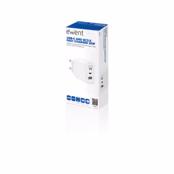 Ewent EW1325 chargeur d'appareils mobiles Universel Blanc Secteur Charge rapide Intérieure