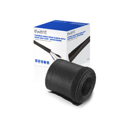 Ewent EW1558 range-câbles Universel Manchon de câbles Noir 1 pièce(s)