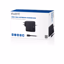 Ewent EW3978 chargeur d'appareils mobiles Ordinateur portable Noir Secteur Charge rapide Intérieure