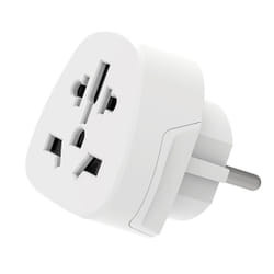 Ewent EW1480 adaptateur prise d'alimentation Universel Blanc