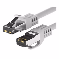 WP WPC-PAT-8SF020, 2 m, Cat8.1, S/FTP (S-STP), RJ-45, RJ-45, Gris