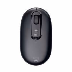 Ewent EW3241, Droitier, Optique, RF sans fil, 1200 DPI, Noir