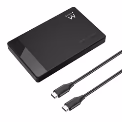 Ewent EW7073, Boîtier disque dur/SSD, 2.5", SATA, Série ATA II, Série ATA III, 10 Gbit/s, Connectivité USB, Noir