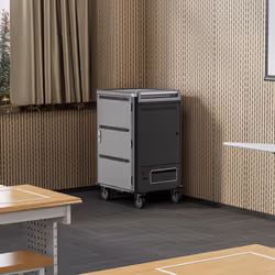 Ewent EW1701 chariot et rangement roulant Module de charge et de gestion Noir, Gris - Vue supplémentaire 8