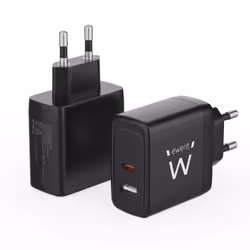Ewent EW1330 chargeur d'appareils mobiles Universel Noir Secteur Charge rapide Intérieure