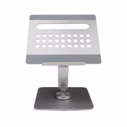 Ewent EW1269, Supports de Laptop, Gris, Argent, Aluminium, Silicone, 25,4 cm (10"), 43,2 cm (17"), 360°