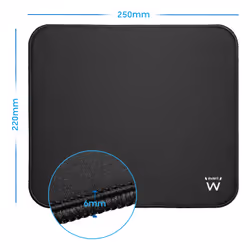 Ewent EW3183 tapis de souris Noir