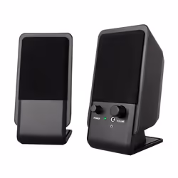 Ewent EW3528, 2.0 canaux, Avec fil, 6 W, 150 - 20000 Hz, Noir