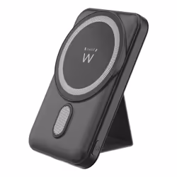 Ewent EW1162, 10000 mAh, Lithium Polymère (LiPo), Recharge sans fil, 22,5 W, Noir