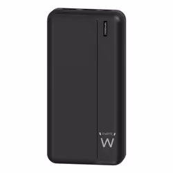 Ewent EW1163, 20000 mAh, Lithium Polymère (LiPo), Noir