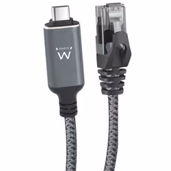 Ewent EC2003, 3 m, Cat6, RJ-45, Noir, Gris