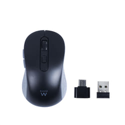 Ewent EW3204 souris Bureau Droitier RF sans fil Optique 1600 DPI