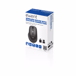 Ewent EW3243 souris Bureau Droitier RF sans fil + Bluetooth Optique 3200 DPI - Vue supplémentaire 2