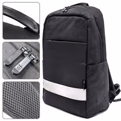 Ewent EW2539 sacoche d'ordinateurs portables 40,9 cm (16.1") Sac à dos Noir - Vue supplémentaire 3