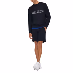 Sweat logo en coton  -  Armani exchange - Homme