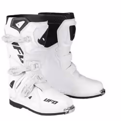 Bottes moto cross enfant UFO Typhoon - blanc - 34