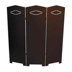 Bouclier thermique à trois portes Noir Anthracite H.cm. 115