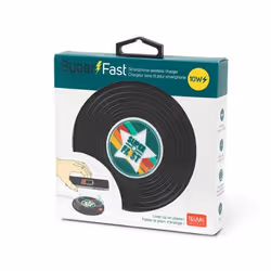Chargeur induction sans fil - LEGAMI - Vinyle - Charge super rapide - Lumière LED - Surface antidérapante