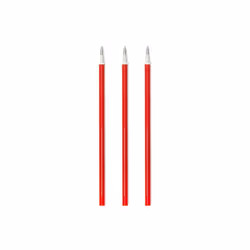 Recharge stylo gel effaçable - Legami - Pack de 3 - Encre rouge - Pointe moyenne - Rechargeable