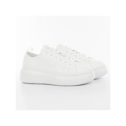 Basket Armani Exchange eagle AX Femme Blanc