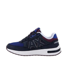 Basket Armani Exchange - Réf. XUX052-XV205-R580 - Bleu - Adulte - Plat - Lacets