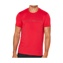 T shirt Emporio Armani Logo crew neck Homme Rouge
