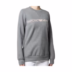 Sweat Emporio Armani Classic GA logo Femme Gris