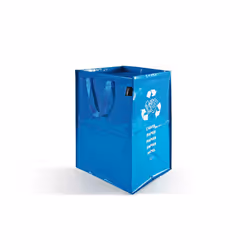 Perfetto 12853 poubelle Rectangulaire Papier Bleu