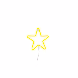Ginga Star Figurine lumineuse décorative Jaune LED 1,61 W